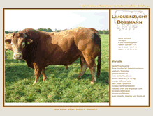 Tablet Screenshot of limousin-bossmann.de